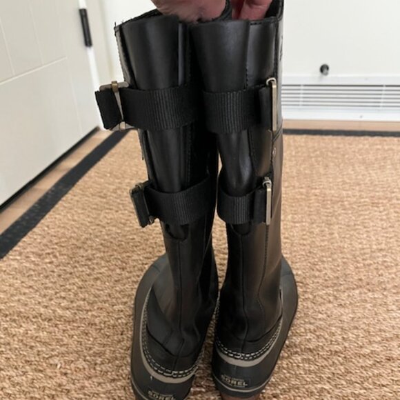 Sorel Slimpack Riding Tall Winter Equestrian Boot - Black 10.5 - Picture 5 of 8